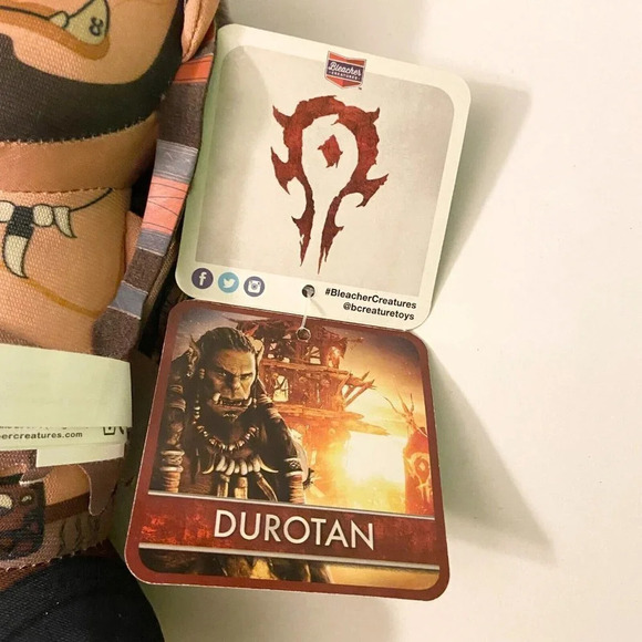 2016 Warcraft Durotan  Plush Bleacher Creatures 7 Inch Figure Toy - Picture 8 of 12